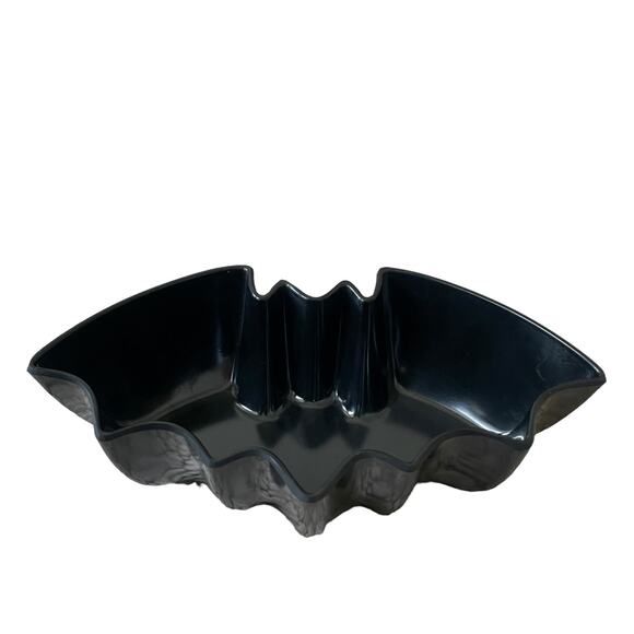 Christian Siriano BLACK BAT Melamine Bowls 7.5x2 Set of 4 Spooky Halloween NEW - Picture 6 of 13